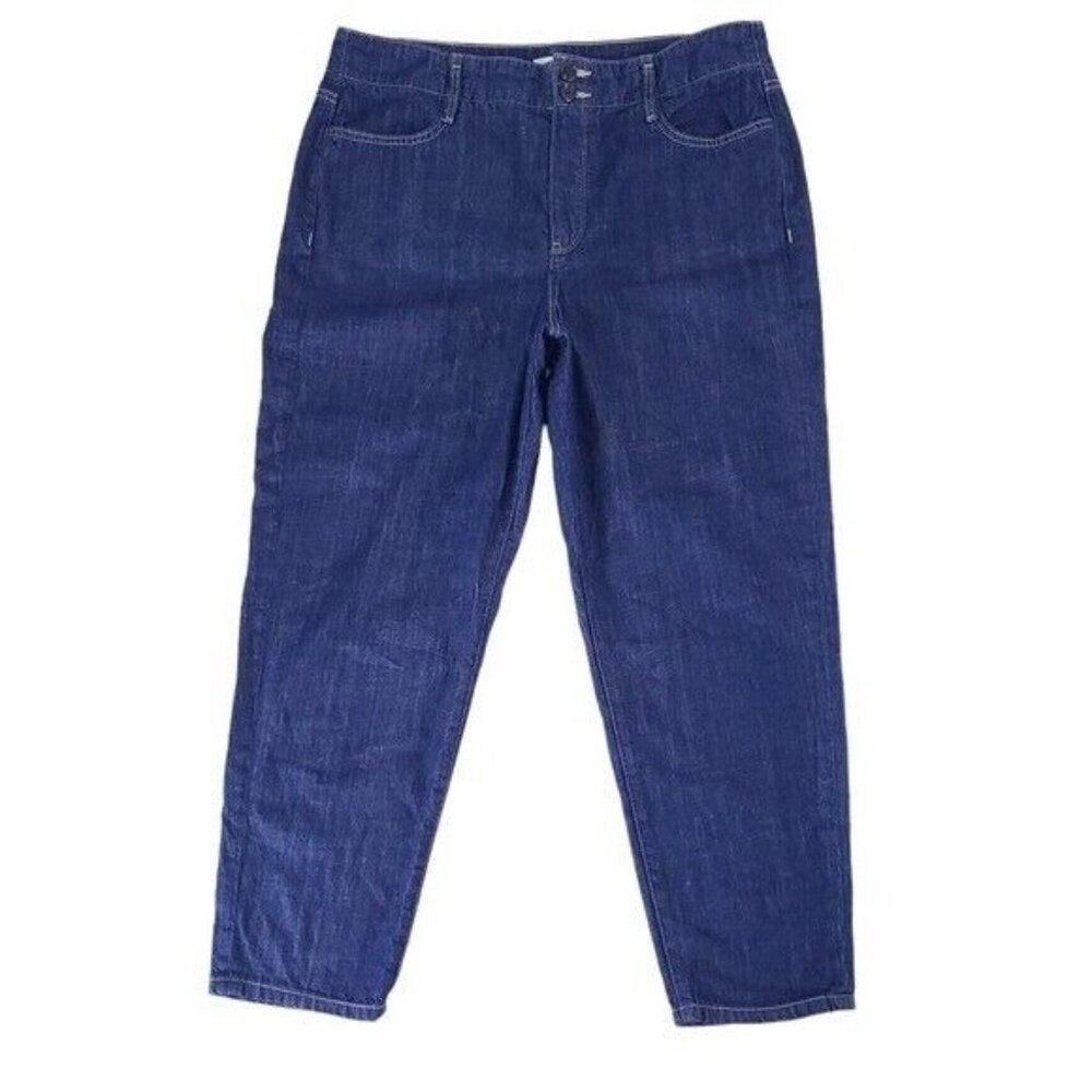 NYDJ Eve Blue High Rise Ankle Jeans Size 12 Lift X Tuck